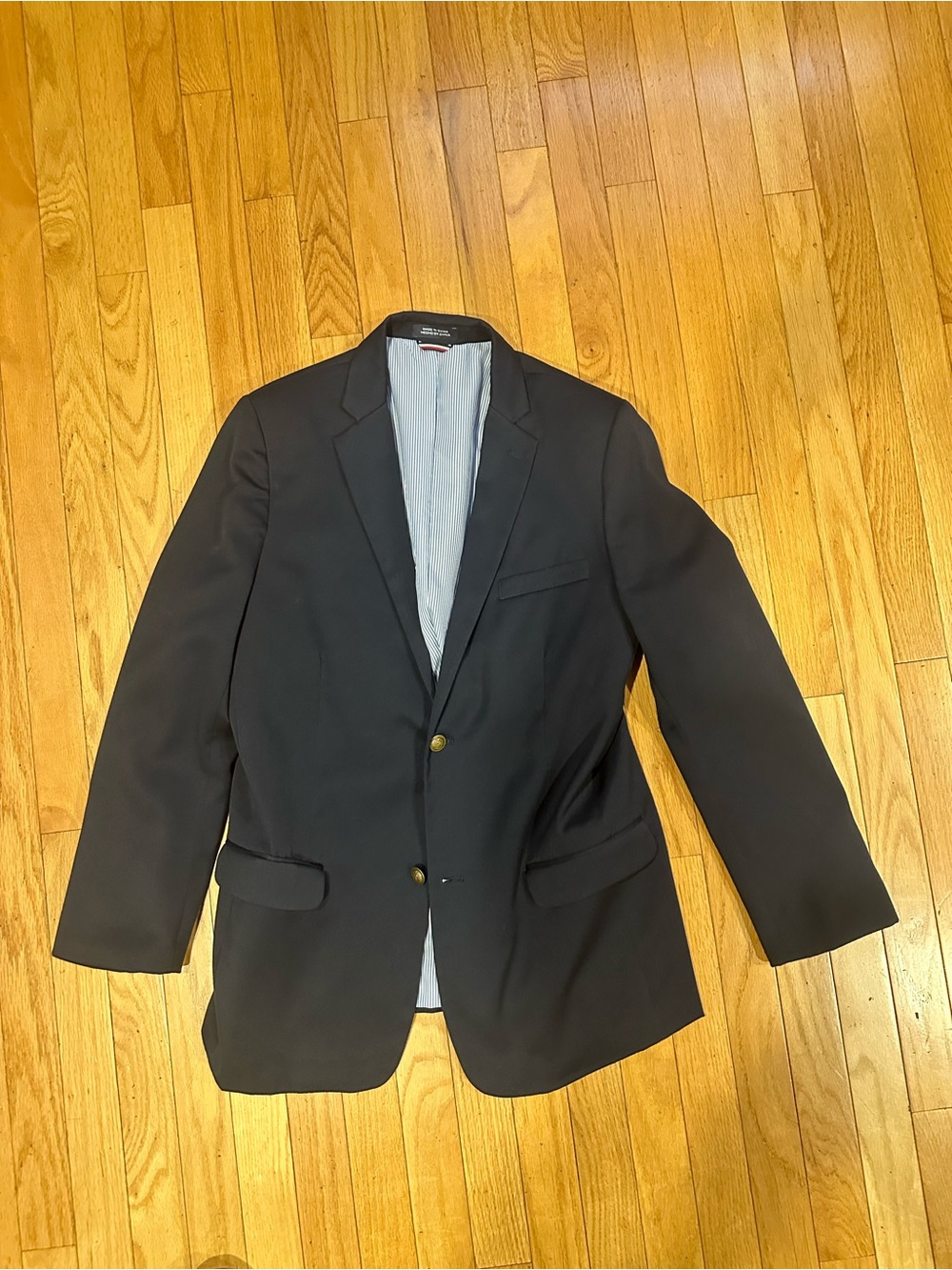 Tommy Hilfiger Navy Blue Youth Two-Button Sport Coat (Great Condition)